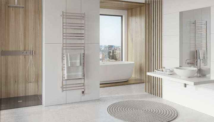 Tuzio Sorano Hardwired or plug in Towel Warmer - 19.5"w x 64"h -only  towel warmers