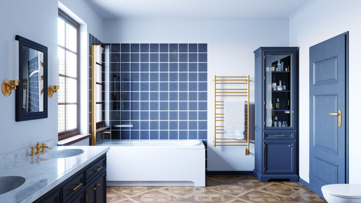 Tuzio Sorano Hardwired or plug in Towel Warmer - 23.5"w x 47.5"h - only towel warmers