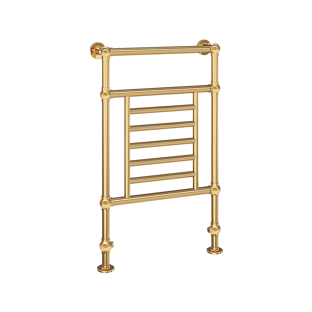 Tuzio Thames Hardwired or plug in Floor Standing Towel Warmer - 23.5"w x 38"h