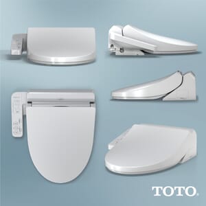 Toto WASHLET® A2 Electronic Bidet Toilet Seat with Heated Seat and SoftClose® Lid