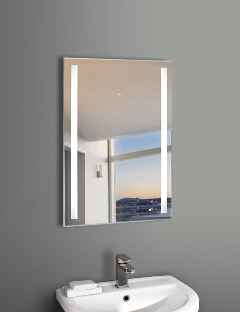 WarmlyYours Audrey Wall-mounted LED Backlit Mirror - Rectangle 36″ x 24″
