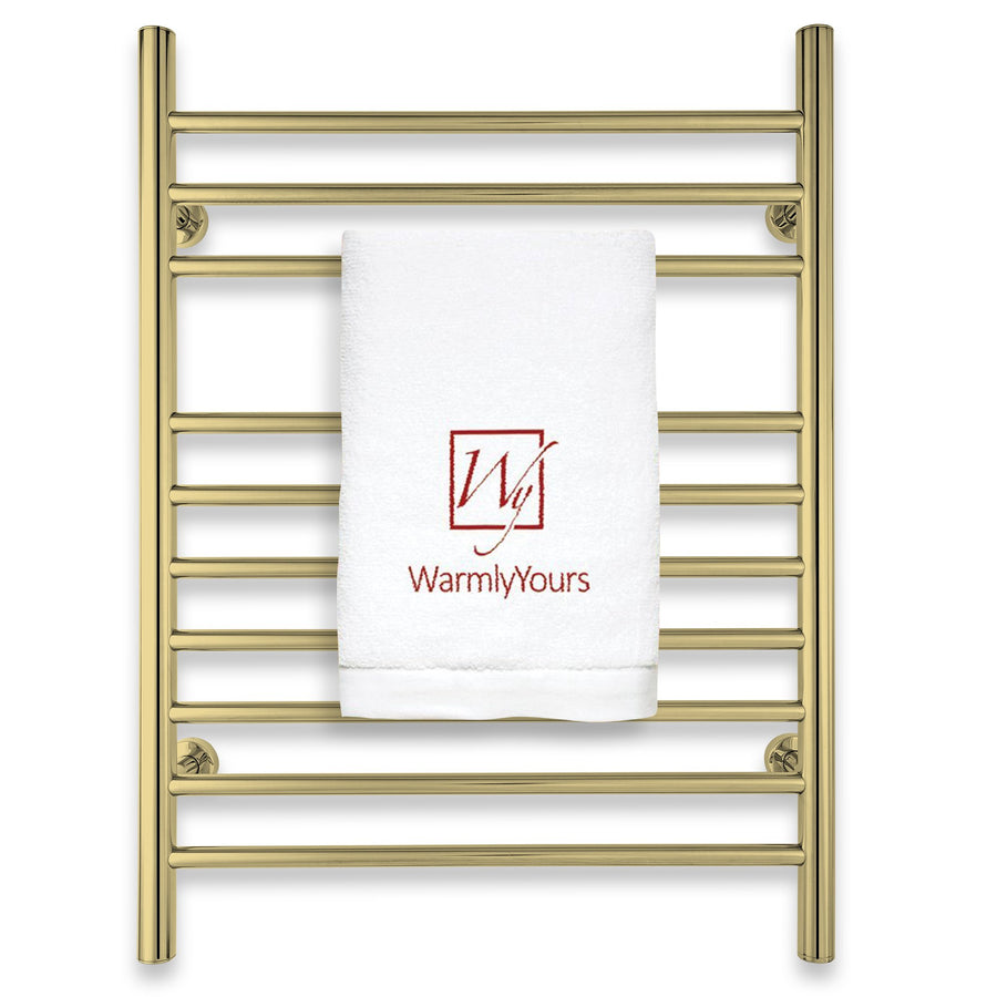 WarmlyYours Infinity Straight Dual Connect (Hardwired and Plug in) Towel Warmer  - 23.6"w x 32"h