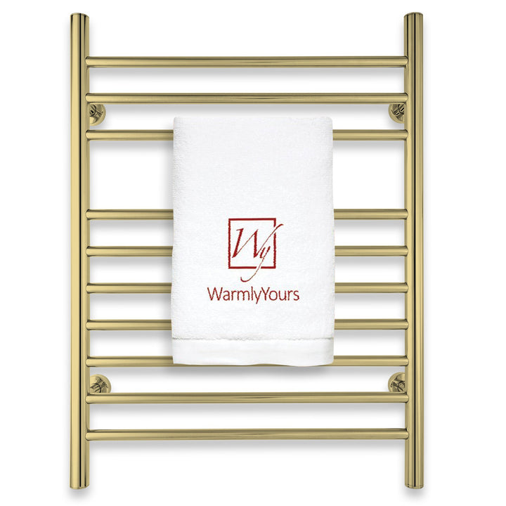 WarmlyYours Infinity Straight Dual Connect (Hardwired and Plug in) Towel Warmer  - 23.6"w x 32"h