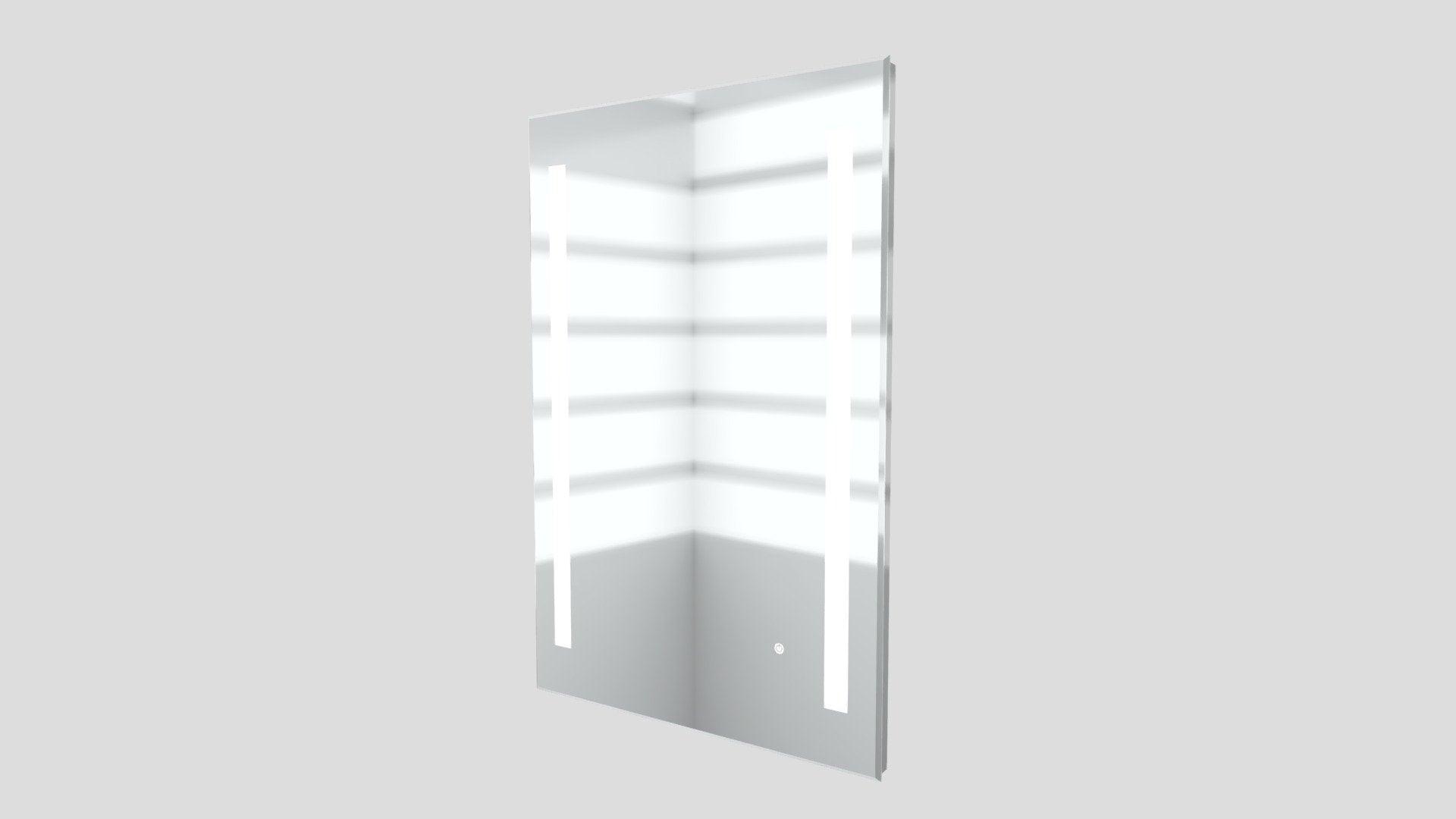 WarmlyYours Ingrid Wall-mounted LED Backlit Mirror - Rectangle 36″ x 24″
