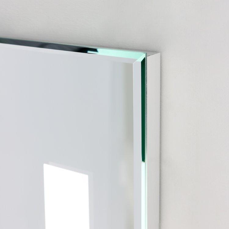 WarmlyYours Ingrid Wall-mounted LED Backlit Mirror - Rectangle 36″ x 24″