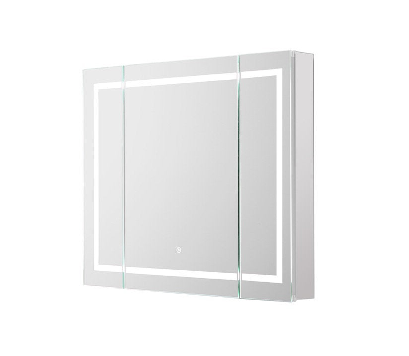 Aquadom Royale Plus 40x36 LED Lighted Triple Door Medicine Cabinet