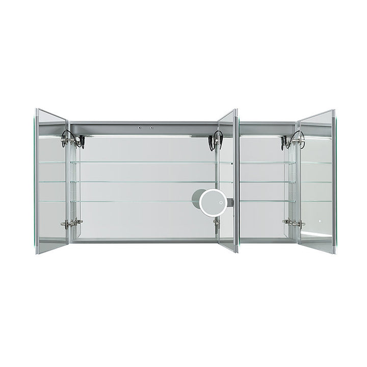 Aquadom Edge Royale 60x32 LED Lighted Triple Door Medicine Cabinet