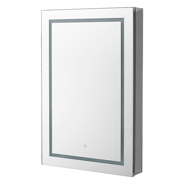 Aquadom Royale Basic Q 24x30 Right or Left Hinge LED Lighted Medicine Cabinet