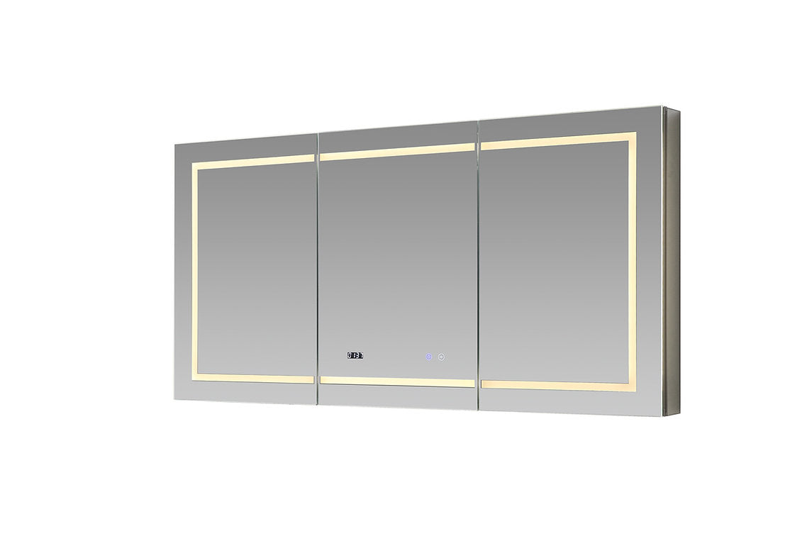 Aquadom Signature Royale 60x36 LED Lighted Triple Door Medicine Cabinet