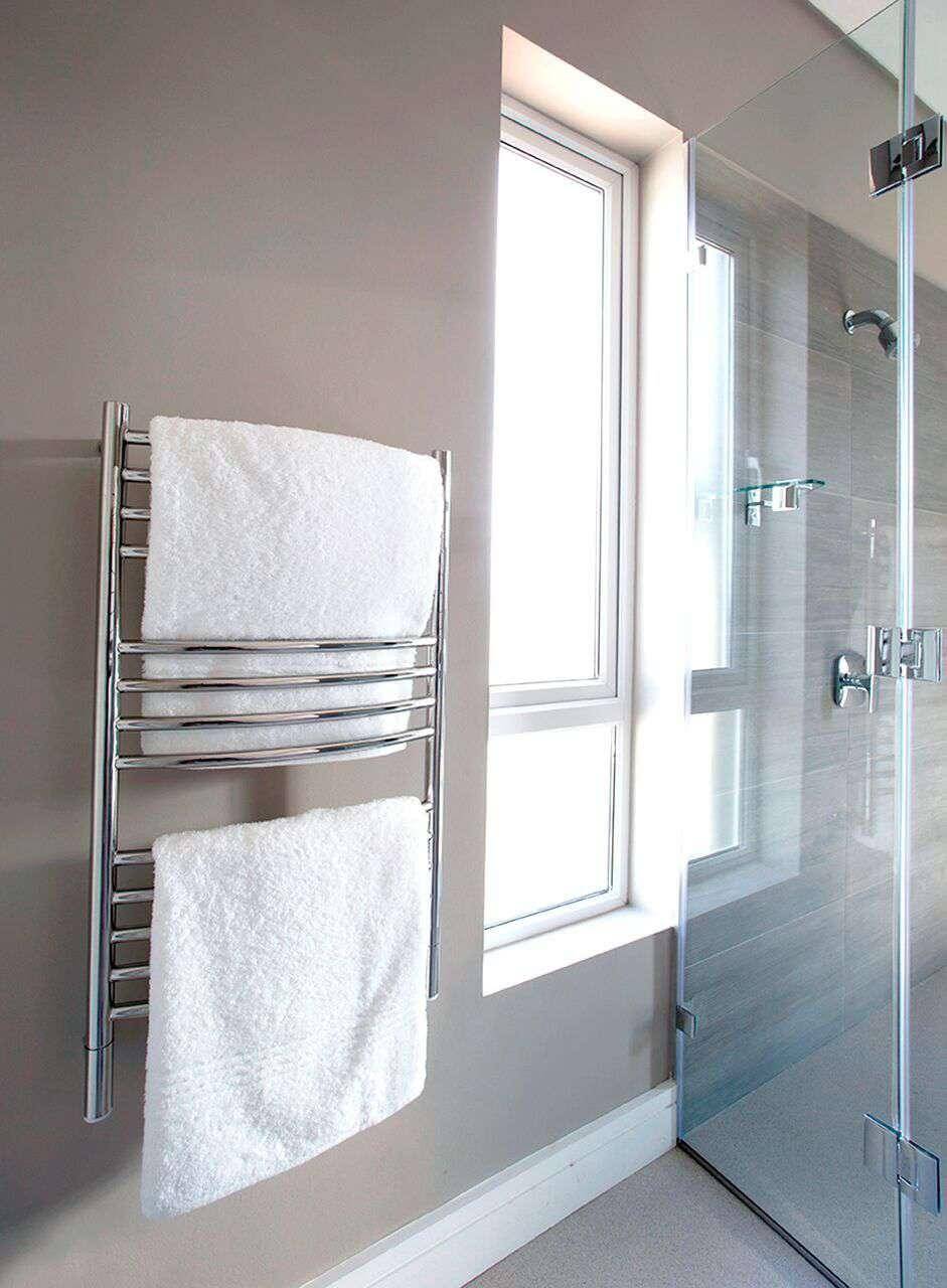 Amba Jeeves C Curved Hardwired Towel Warmer  - 20.5"w x 36"h - towelwarmers