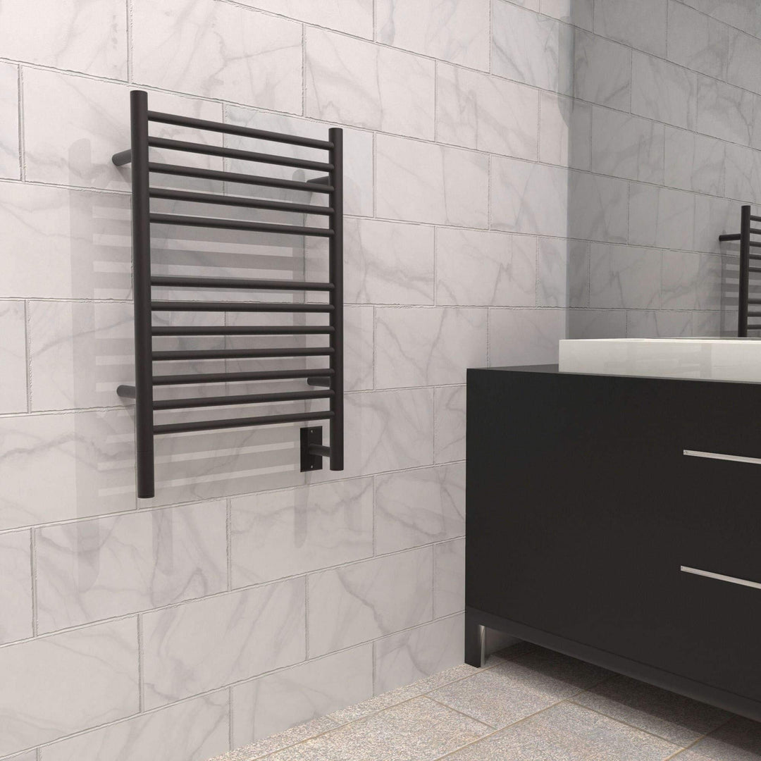 Amba Jeeves E Straight Hardwired Towel Warmer  -20.5"w x 31"h - towelwarmers