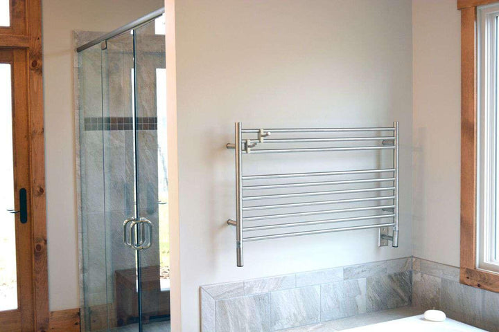 Amba Jeeves  L Straight Hardwired Towel Warmer  - 39.5"w x 27"h.