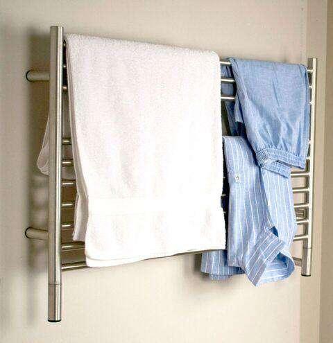 Amba Jeeves  L Straight Hardwired Towel Warmer  - 39.5"w x 27"h.