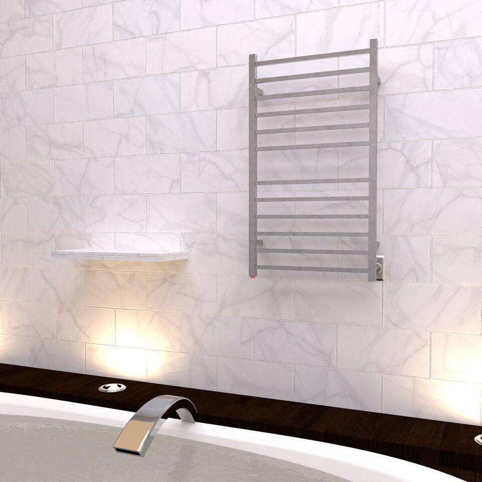 Amba Radiant Large Hardwired Square Towel Warmer - 23.6"w x 41.3"h - towelwarmers