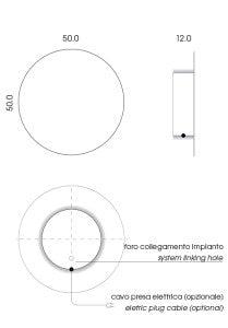 Mg12 Geometrici Round Towel Warmer - 20"W x 20"H - Only Towel Warmers