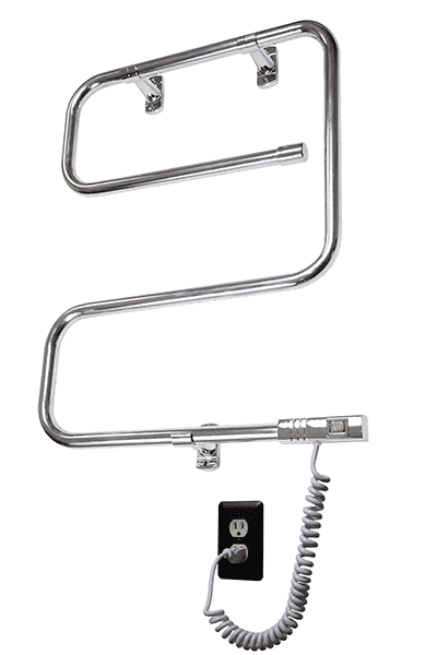 Myson WSPHR03 3 Bar Gem Plug in Wall Mounted Towel Warmer - 19.7"w x 25.6"h - towelwarmers