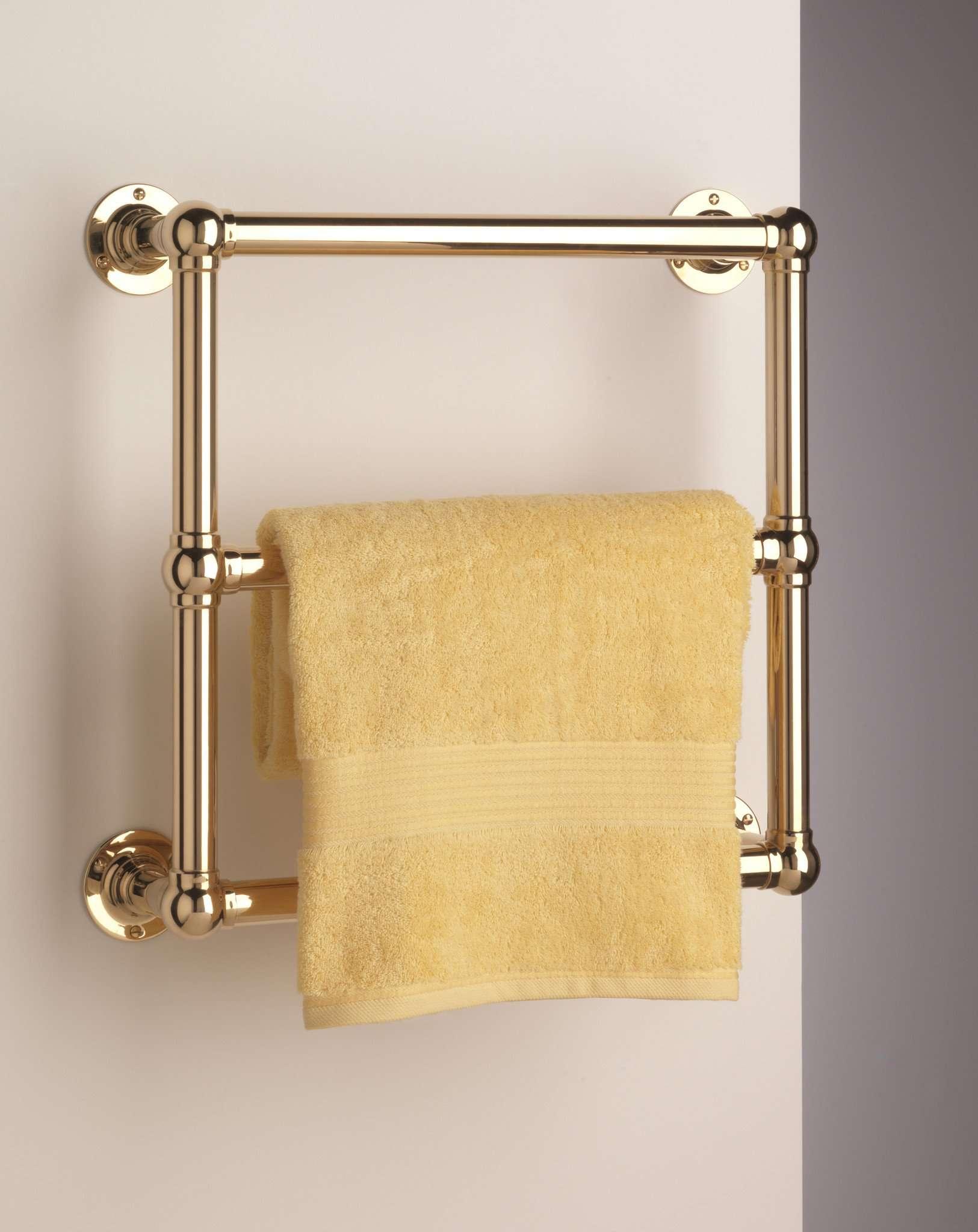 Iside 5 Brass towel warmer  Deluxe Design by Devon&Devon