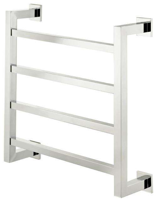 Sterlingham Wolverley Wall Mount Four Rail Towel Warmer  - 23.6"w x 23.6"h - towelwarmers