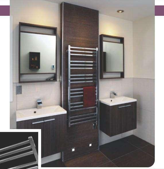 Tuzio Avento Hardwired or plug in Towel Warmer - 19.5"w x 47.5"h - towelwarmers