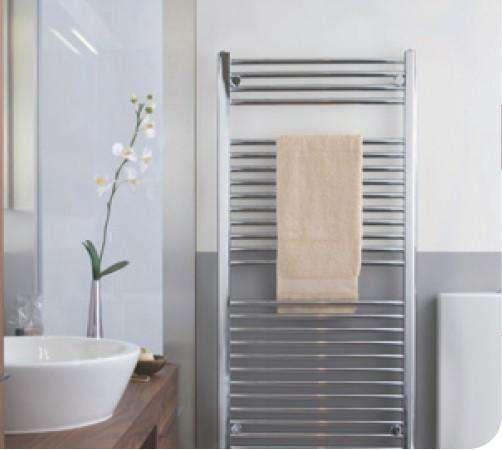 Tuzio Savoy Hardwired or plug in Towel Warmer - 23.5"w x 19"h - towelwarmers