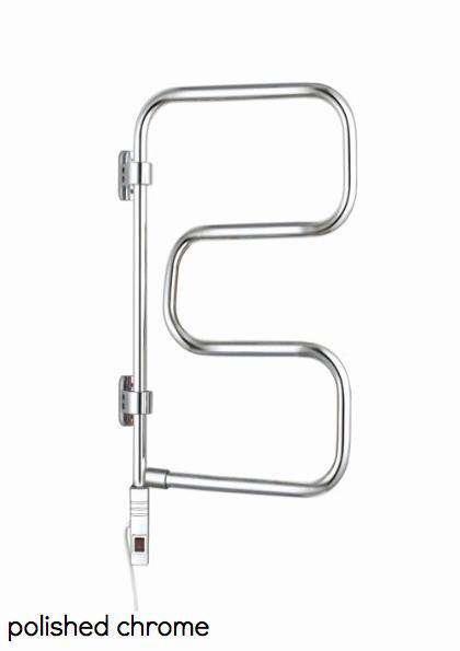 WarmlyYours Elements TW-E4PCP 4-bar mounted Towel Warmer - 16.3" x 28.5" - towelwarmers