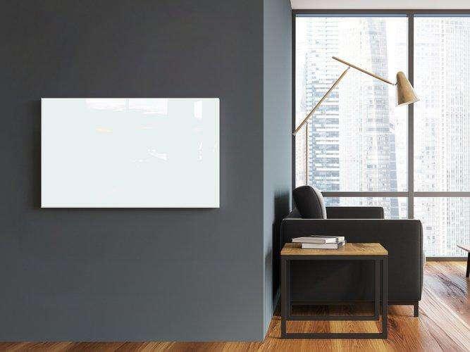 Warmlyyours IP-EM-GLS-WHT-0600 Ember Heating Panel 35" x 24" - towelwarmers